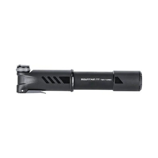 Topeak Mountain TT Twin Turbo Mini Pump - 120psi, Black (Bicycle Pumps) – studio product photo