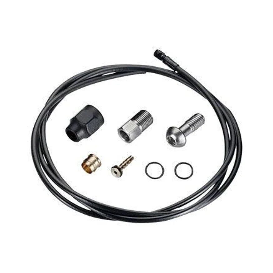 TRP Disc Brake Banjo Hose Kit - 2000 x 5.5mm, Black (Disc Brake Hose Kit) – studio product photo