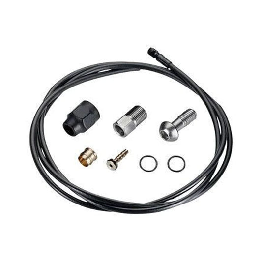 TRP Disc Brake Banjo Hose Kit - 2000 x 5.5mm, Black (Disc Brake Hose Kit) – studio product photo