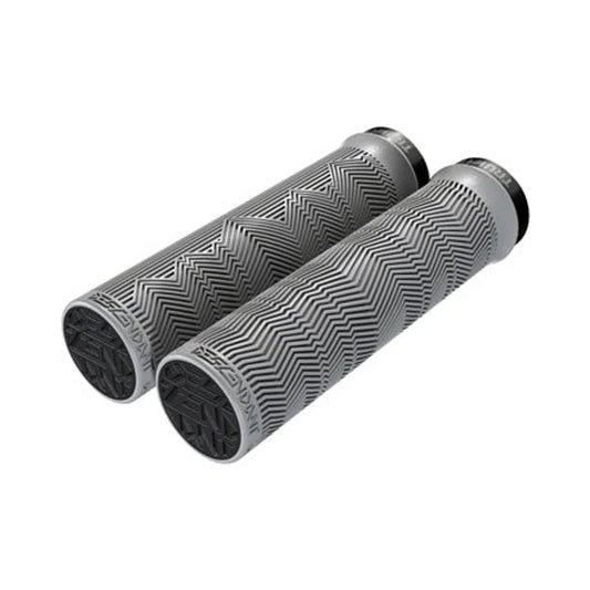 TruVativ Descendant Grips - Locking, 133mm, Gray (Bicycle Handlebar Grips) – studio product photo