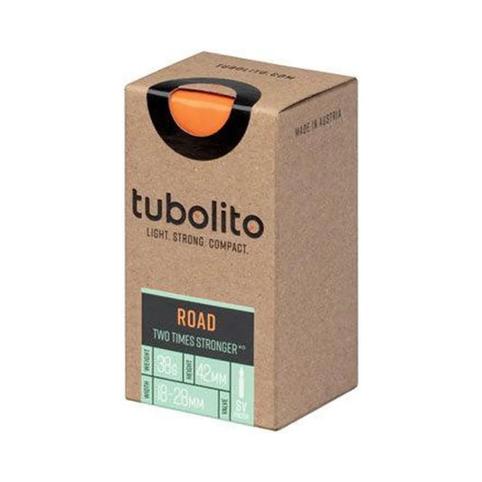Tubolito Tubo Road Tube - 700 x 18-28mm, 42mm Presta Valve (Bicycle Tubes) – studio product photo