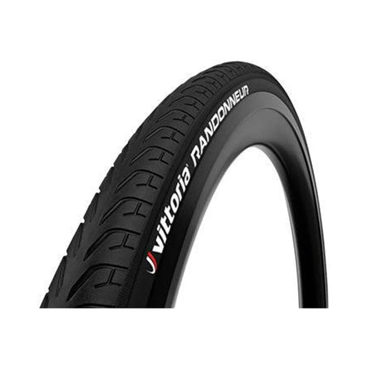Vittoria Randonneur Reflect Tire - 26 x 1.75, Clincher, Wire, Black (Bicycle Tires) – studio product photo
