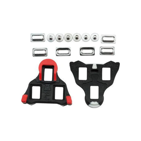 VPP VP SL Road Cleat 0 Degree Float Black/Red (Bicycle Cleats) – studio product photo