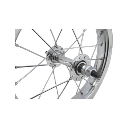 Wheelmaster 12" Juvenile Front Wheel – Chrome (Bicycle Wheels) – studio photo
