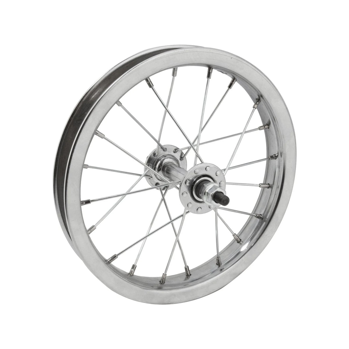 Wheelmaster 12" Juvenile Front Wheel – Chrome (Bicycle Wheels) – product view