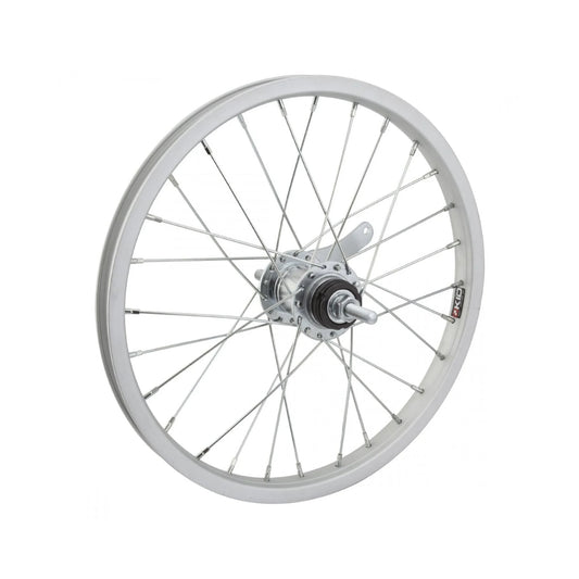 Wheelmaster 16" Juvenile Rear Wheel - Coaster Brake Silver (Bicycle Wheels) – studio product photo