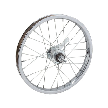 Wheelmaster 18" Juvenile Rear Wheel – Coaster Brake, Chrome (Bicycle Wheels) – detail angle
