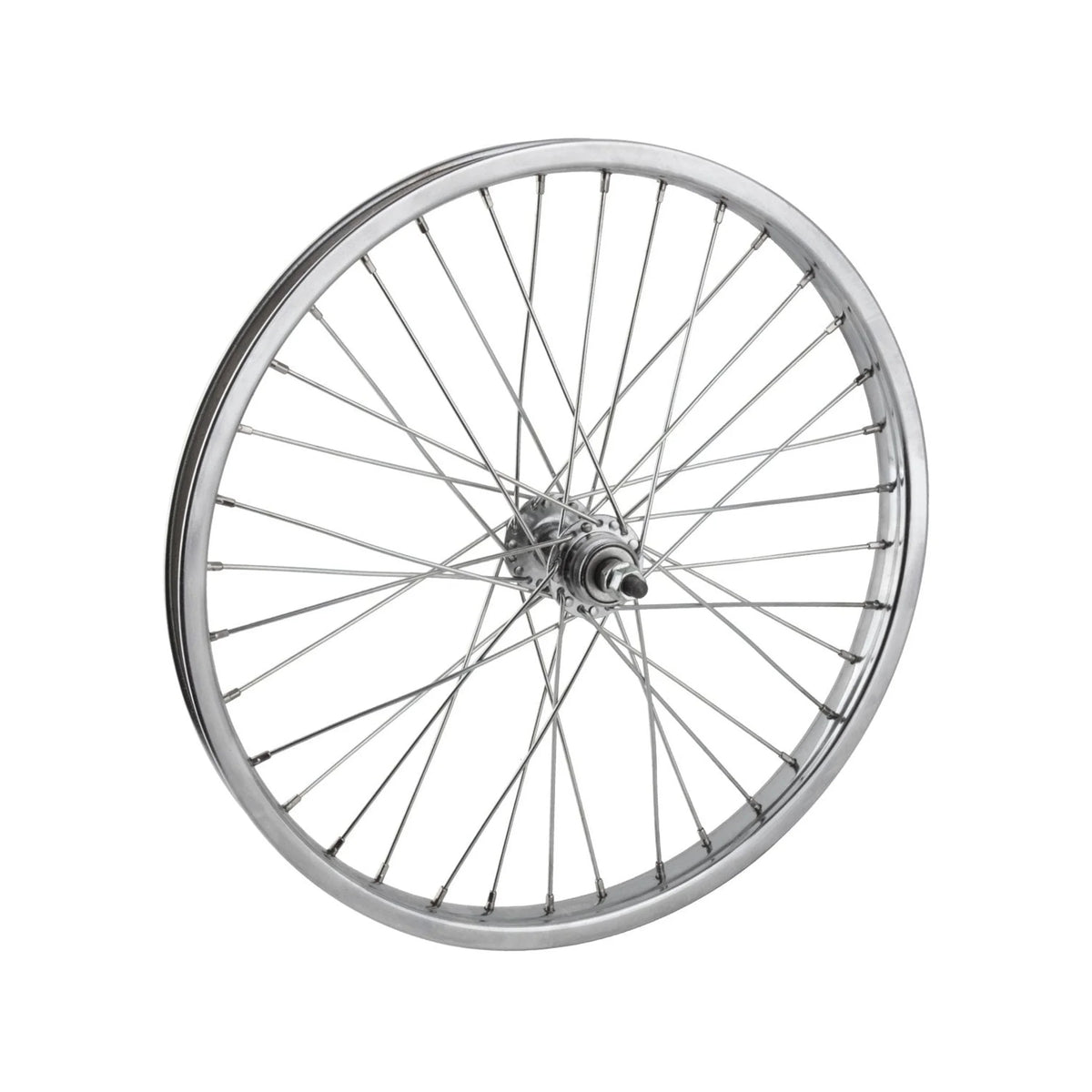 Wheelmaster 20" Steel Juvenile Rear Wheel – Single-Speed Freewheel, Silver (Bicycle Wheels) – product view