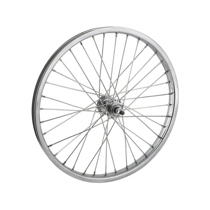 Wheelmaster 20" Steel Juvenile Rear Wheel – Single-Speed Freewheel, Silver (Bicycle Wheels) – product view