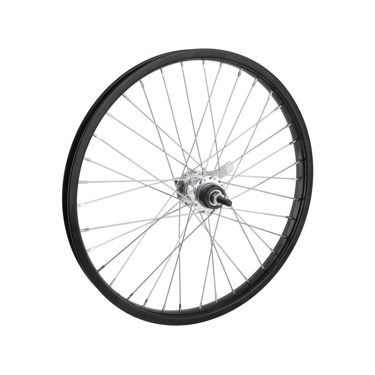 Wheelmaster 20" Steel Juvenile Wheel - Coaster Brake, Black (Bicycle Wheels) – studio product photo