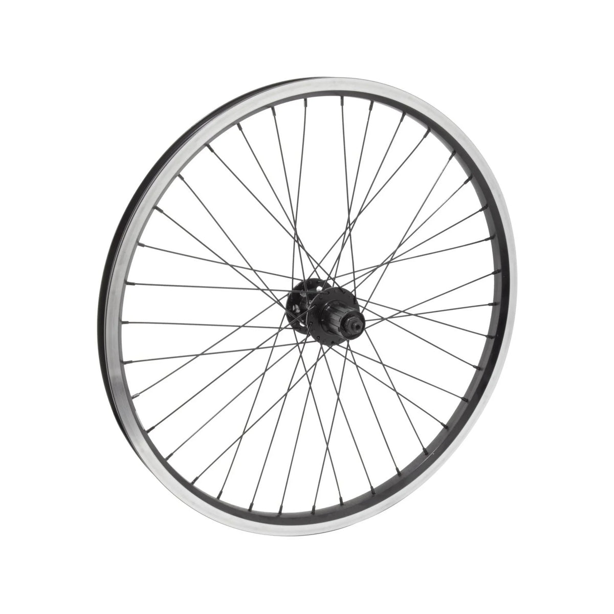 Wheelmaster 24" Alloy Mountain Rear Wheel – Disc, 8–10-Speed Cassette (Bicycle Wheels) – detail angle