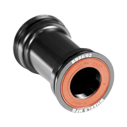 Wheels Manufacturing BB86/92 SRAM Bottom Bracket with ABEC-3 Bearings Black Cups (Bicycle Bottom Brackets) – close-up detail
