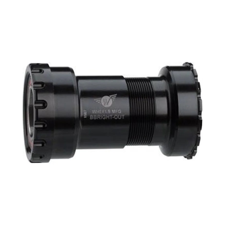 Wheels Manufacturing BBright to Shimano Bottom Bracket with Angular Contact Bearings Black Cups – Wheels Manufacturing BBright to Shimano Bottom Bracket with Angular Contact Bearings Black Cups (Bicycle Bottom Brackets)