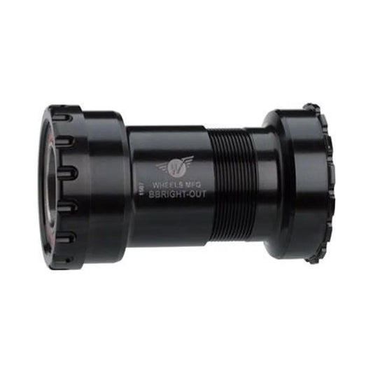 Wheels Manufacturing BBright to Shimano Bottom Bracket with Angular Contact Bearings Black Cups – Wheels Manufacturing BBright to Shimano Bottom Bracket with Angular Contact Bearings Black Cups (Bicycle Bottom Brackets)