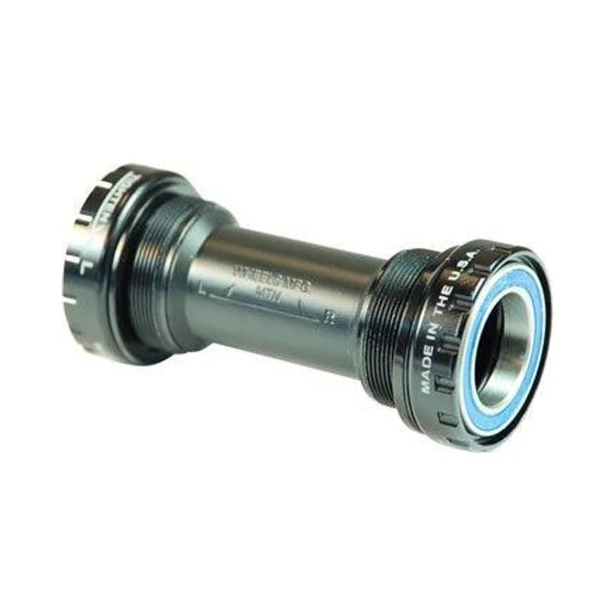 Wheels Manufacturing BSA Bottom Bracket - Shimano MTB, ABEC-3 Bearings, Black Cups (Bicycle Bottom Brackets) – showcase image