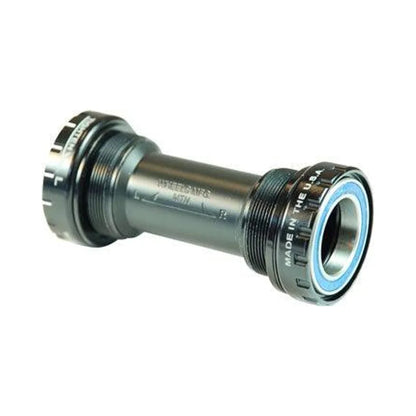 Wheels Manufacturing BSA Bottom Bracket - Shimano MTB, ABEC-3 Bearings, Black Cups (Bicycle Bottom Brackets) – showcase image