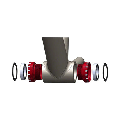 Wheels Manufacturing BSA Bottom Bracket - Shimano MTB, Angular Contact Bearings, Black Cups – Wheels Manufacturing BSA Bottom Bracket - Shimano MTB, Angular Contact Bearings, Black Cups (Bicycle Bottom Brackets) (view 2 of 2)