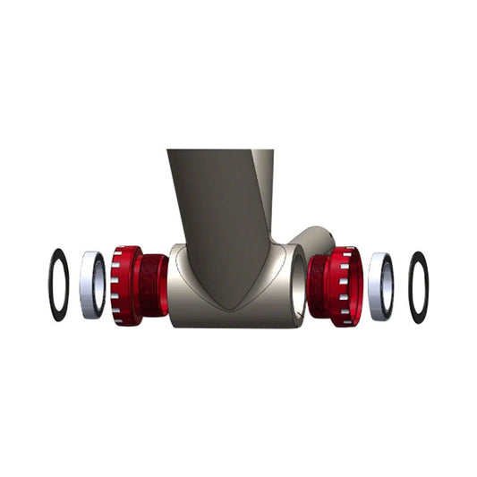 Wheels Manufacturing BSA Bottom Bracket - Shimano MTB, Angular Contact Bearings, Black Cups – Wheels Manufacturing BSA Bottom Bracket - Shimano MTB, Angular Contact Bearings, Black Cups (Bicycle Bottom Brackets) (view 2 of 2)