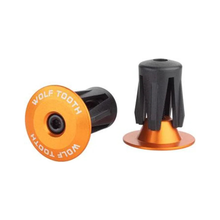 Wolf Tooth Alloy Bar End Plugs – close-up detail