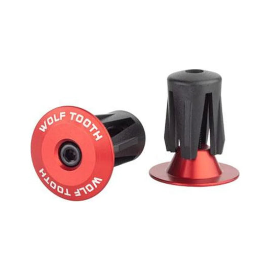 Wolf Tooth Alloy Bar End Plugs – studio photo