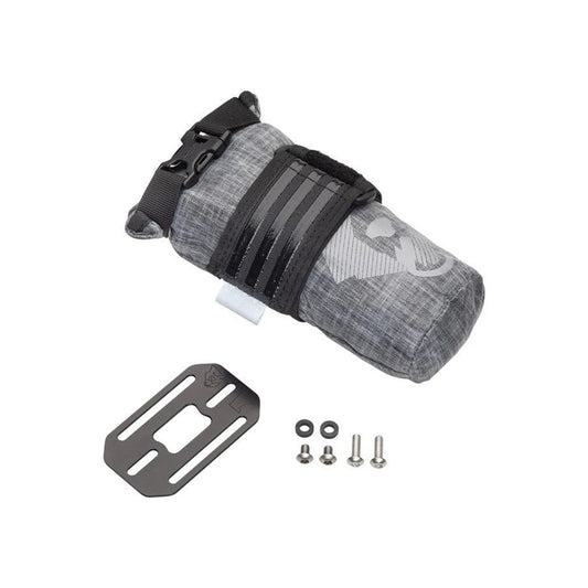 Wolf Tooth B-RAD TekLite Roll-Top Bag and Mounting Plate - 1L, Black (Bicycle Bags & Panniers) – close-up detail