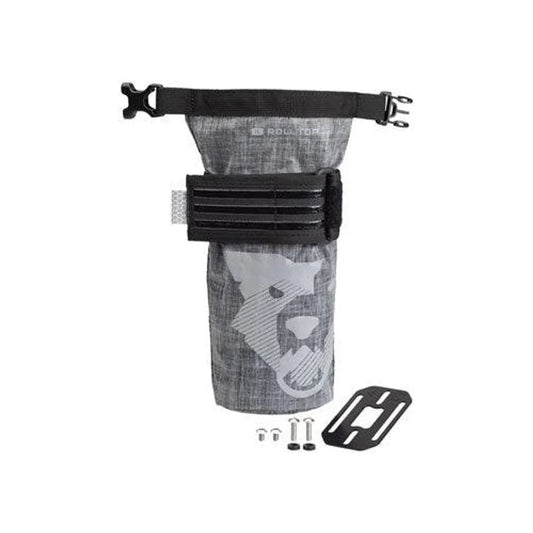 Wolf Tooth B-RAD TekLite Roll-Top Bag and Mounting Plate - 1L, Black (Bicycle Bags & Panniers) – product view