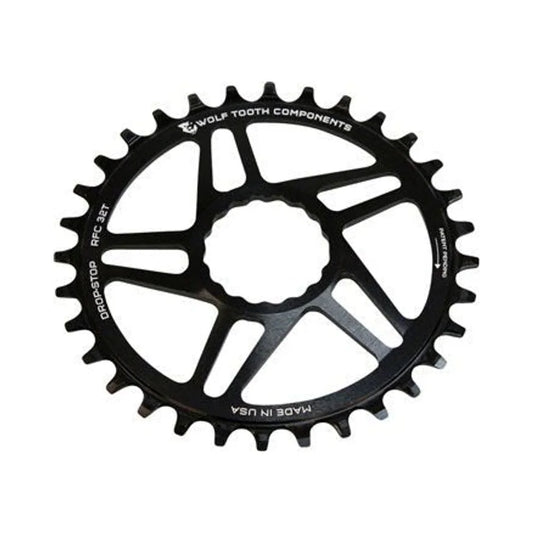 Wolf Tooth Direct Mount Chainring - 28t, RaceFace/Easton CINCH Direct Mount, Drop-Stop, 6mm Offset, Black – Wolf Tooth Direct Mount Chainring - 28t, RaceFace/Easton CINCH Direct Mount, Drop-Stop, 6mm Offset, Black (Bicycle