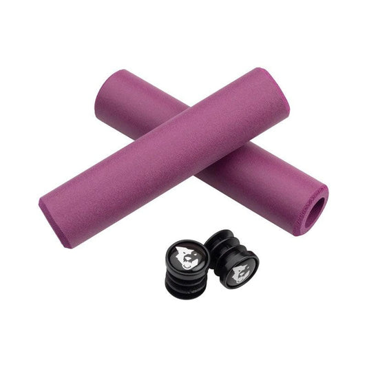 Wolf Tooth Karv Grips - Purple (Bicycle Handlebar Grips) – detail angle