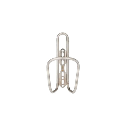 Wolf Tooth Morse Bottle Cage - Stainless Steel, Silver (Water Bottle Cages) – product view