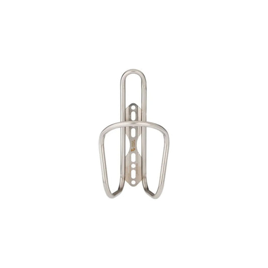 Wolf Tooth Morse Bottle Cage - Stainless Steel, Silver (Water Bottle Cages) – product view