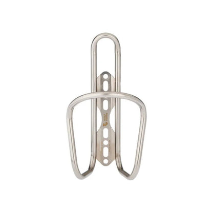 Wolf Tooth Morse Bottle Cage - Stainless Steel, Silver