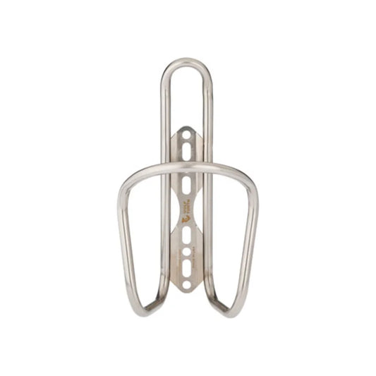 Wolf Tooth Morse Bottle Cage - Stainless Steel, Silver
