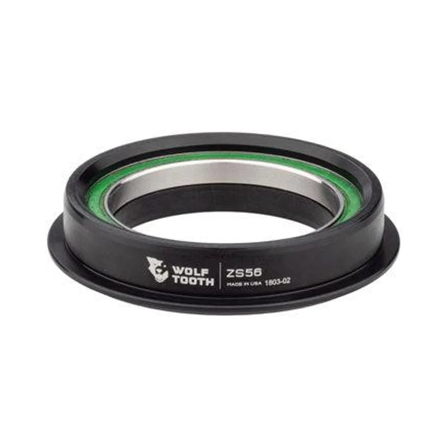 Wolf Tooth Premium Headset - ZS56/40 Lower, Black (Bicycle Headsets) – studio product photo