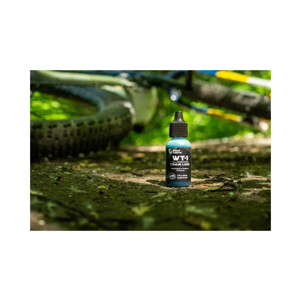 Wolf Tooth WT-1 Chain Lube for All Conditions - 0.5oz (Lubricants) – front profile