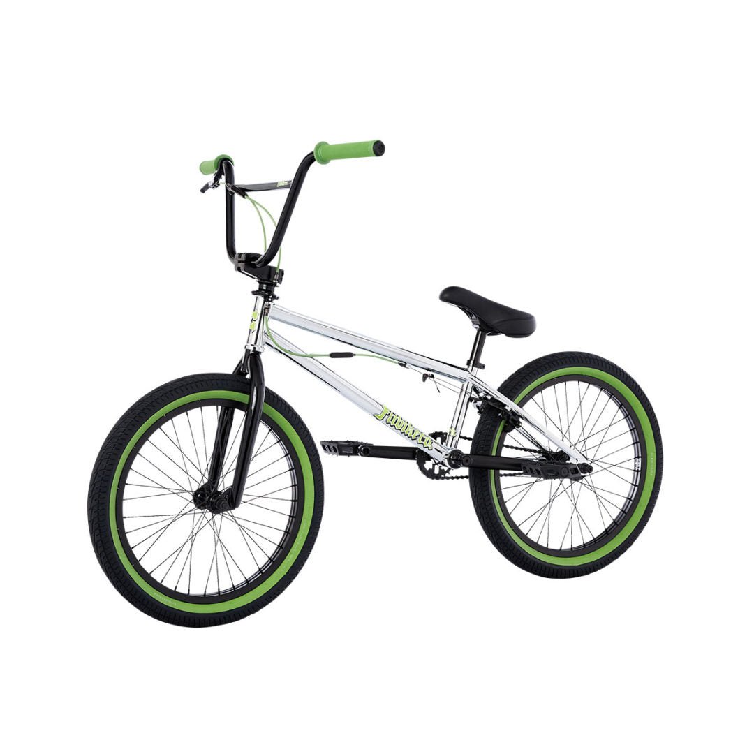 Black and discount chrome bmx bike