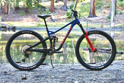 2023 Marin Alpine Trail XR 29 Dual Suspension Mountain Bicycle - Blue/Black - Alaska Bicycle Center