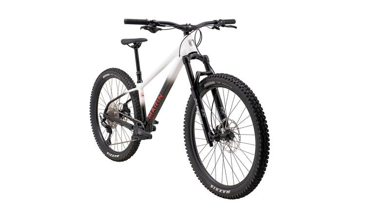 2023 Marin San Quentin 3 27.5 Hardtail Mountain Bicycle - Gloss White/Black/Red - Alaska Bicycle Center