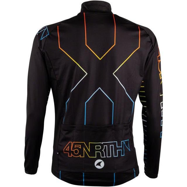 45NRTH Decade Long Sleeve Jersey - Black, Men's, X-Large - Alaska Bicycle Center