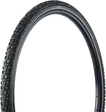 45NRTH Gravdal Tire - 700 x 38, Clincher, Steel, Black, 33tpi, 252 Carbide Steel Studs - Alaska Bicycle Center