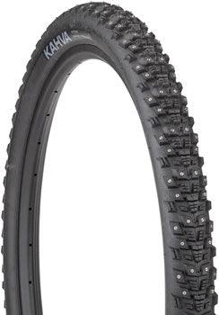45NRTH Kahva Tire - 27.5 x 2.1, Tubeless, Folding, Black, 60tpi, 240 Concave Carbide Studs - Alaska Bicycle Center