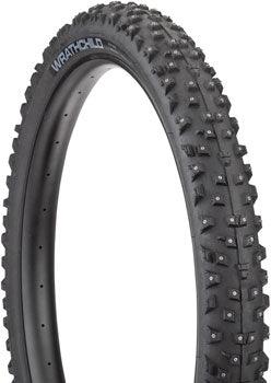45NRTH Wrathchild Tire - 27.5 x 3.0, Tubeless, Folding, Black, 60tpi, 252 Concave Carbide Studs - Alaska Bicycle Center