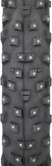 45NRTH Wrathchild Tire - 27.5 x 3.0, Tubeless, Folding, Black, 60tpi, 252 Concave Carbide Studs - Alaska Bicycle Center