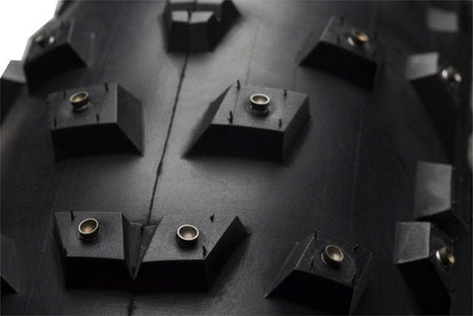 45NRTH Wrathchild Tire - 27.5 x 4.5, Tubeless, Folding, Black, 120tpi, 252 XL Concave Carbide Studs - Alaska Bicycle Center