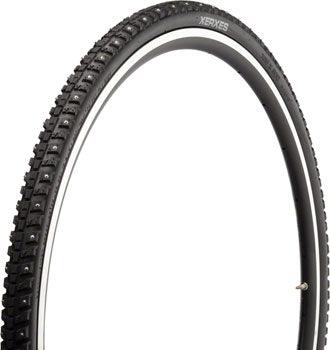45NRTH Xerxes Tire - 700 x 30, Clincher, Steel, Black, 33tpi, 140 Carbide Steel Studs - Alaska Bicycle Center