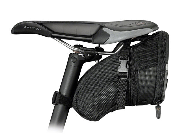 Topeak Aero Wedge Seat Bag - Strap-on, Large, Black