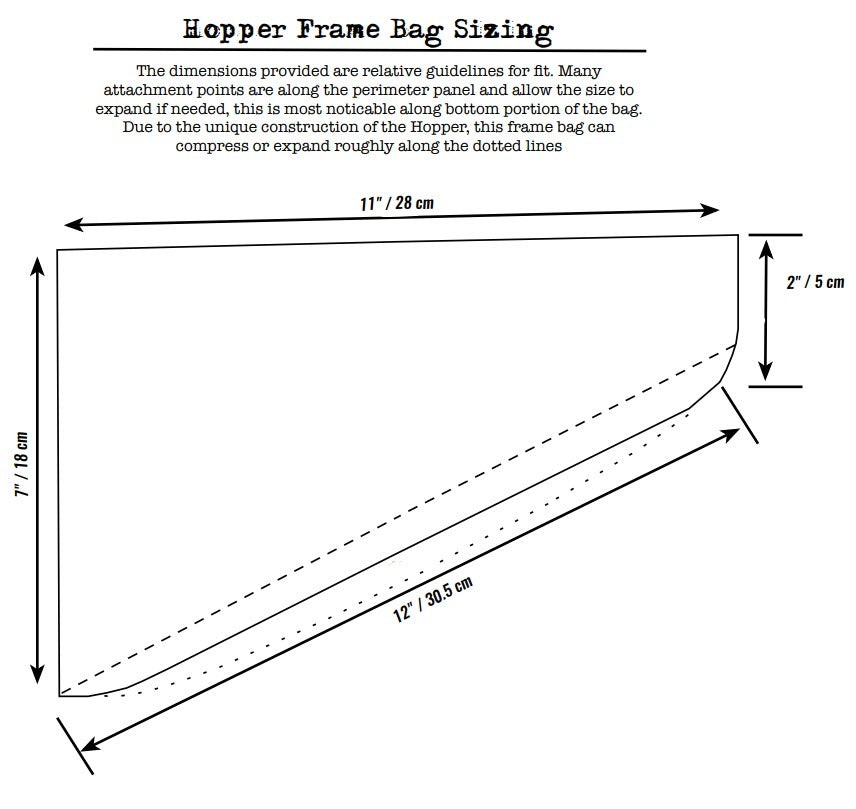 Revelate Designs Hopper Frame Bag - Black