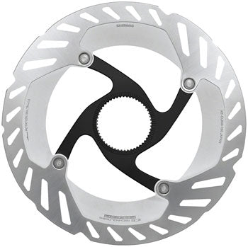 Shimano GRX RT-CL800 S Disc Brake Rotor with Lockring - 160mm, CenterLock, Silver