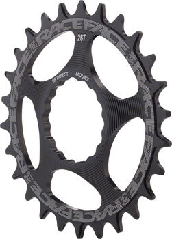 RaceFace Narrow Wide Chainring: Direct Mount CINCH, 28t, Black