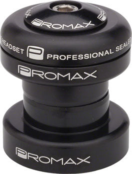 Promax PI-1 Alloy Sealed Bearing 1" Press in Headset Black