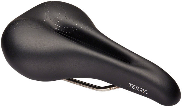 Terry Butterfly Ti Gel+ Saddle - Titanium, Black, Women's
